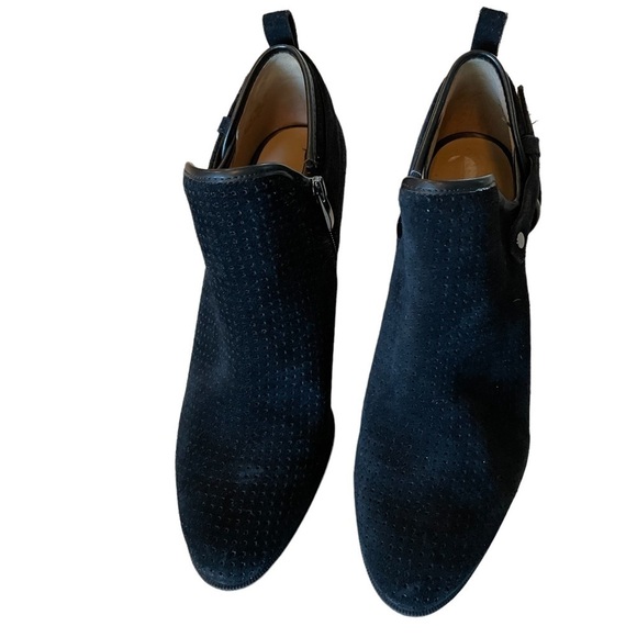 Franco Sarto Dakota Side Zip Booties, Black Women’s Size 10M - Picture 4 of 10